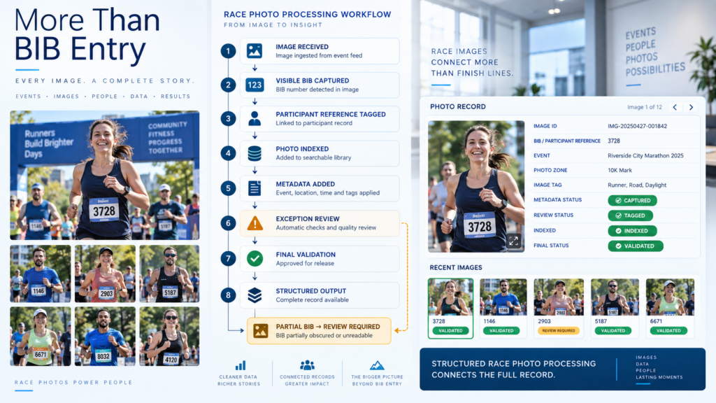 Race Photo Processing Is More Than BIB Number Entry”